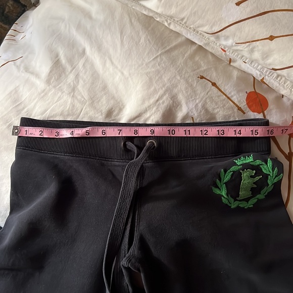 Juicy Couture black fleece green crest sweatsuit tracksuit full set - Picture 12 of 13